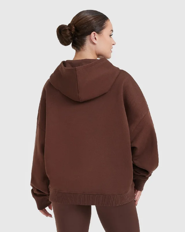 All Day Oversized Hoodie | Espresso