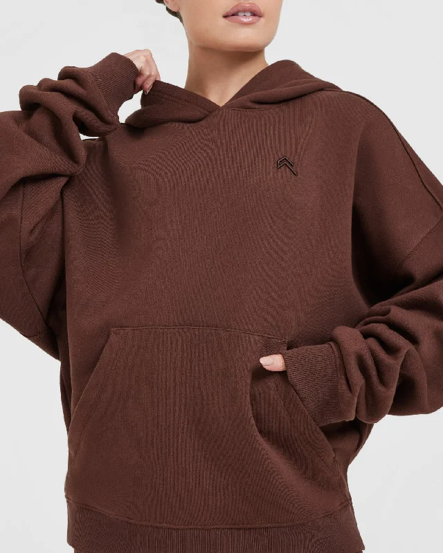 All Day Oversized Hoodie | Espresso