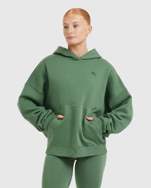 All Day Oversized Hoodie | Forest Green