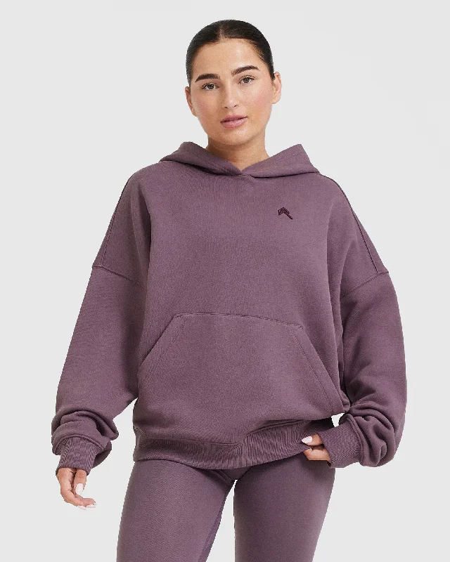 All Day Oversized Hoodie | Vintage Purple