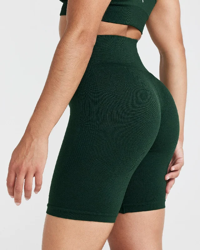 Classic Seamless 2.0 Cycling Shorts | Evergreen Marl