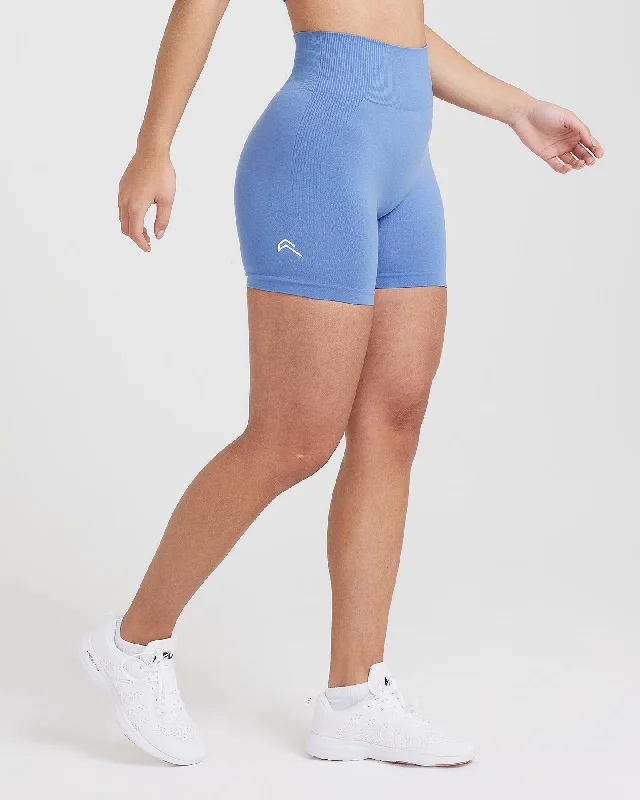 Classic Seamless 2.0 Shorts | Light Denim Marl