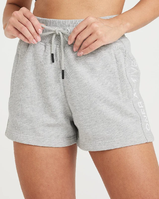 Classic Lounge Lightweight Shorts | Silver Marl