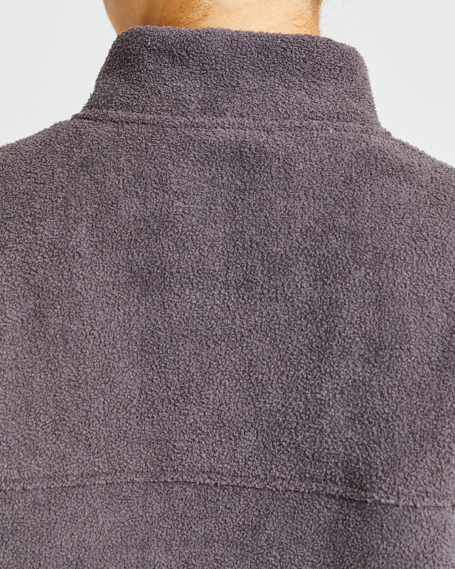 Effortless Oversized Fleece - Charcoal