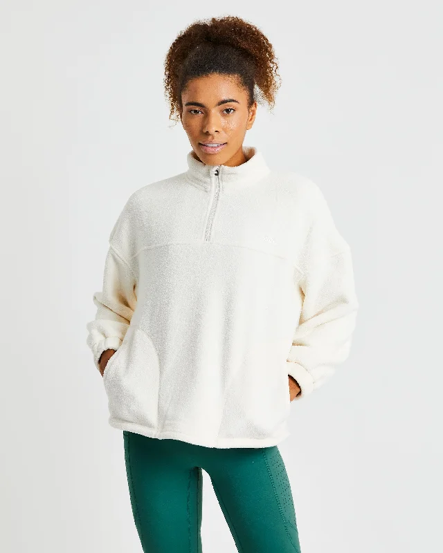 Effortless Oversized Fleece - Cream