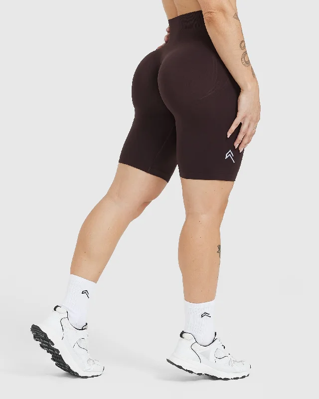 Effortless Seamless Cycling Shorts | 70% Cocoa