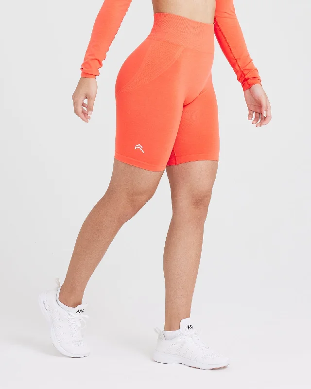 Effortless Seamless Cycling Shorts | Peach Blossom