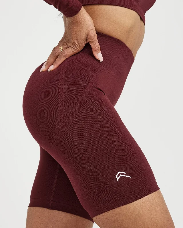 Effortless Seamless Cycling Shorts | Rosewood