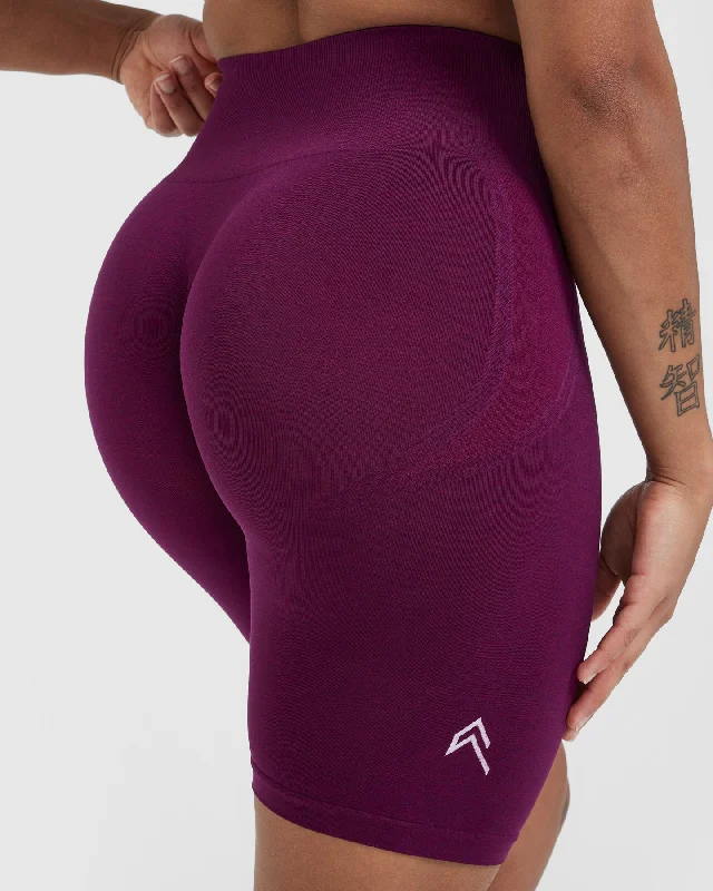 Effortless Seamless Cycling Shorts | Ripe Fig