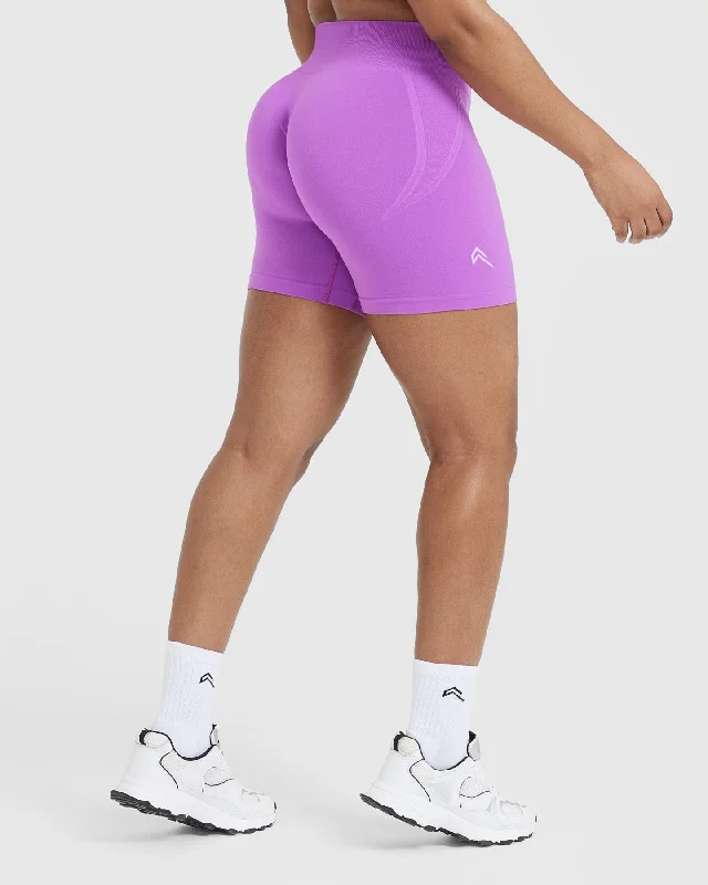 Effortless Seamless Shorts | Grape Purple