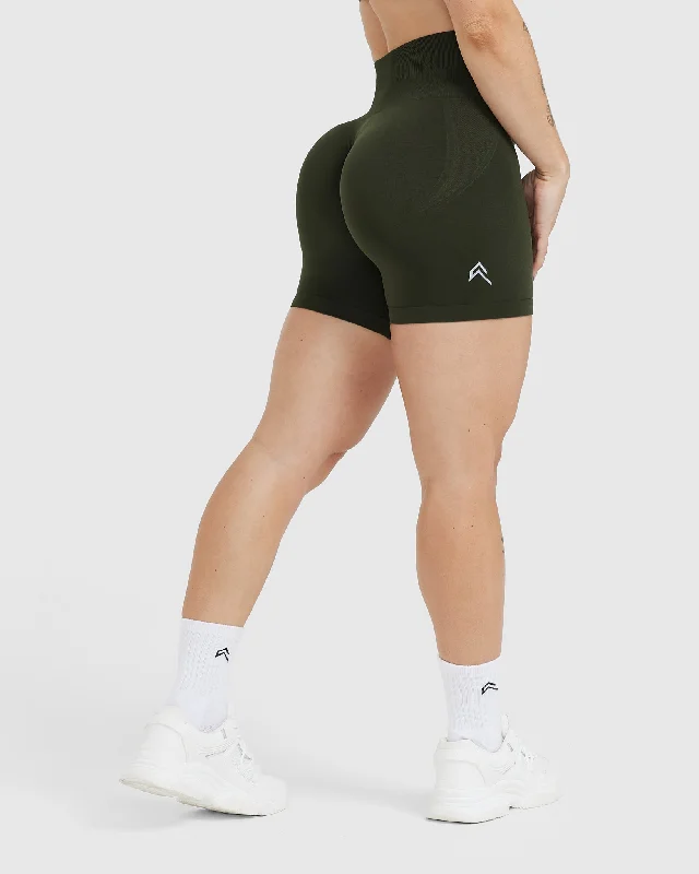 Effortless Seamless Shorts | Khaki