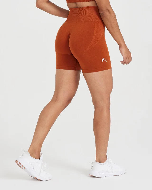 Effortless Seamless Shorts | Warm Copper