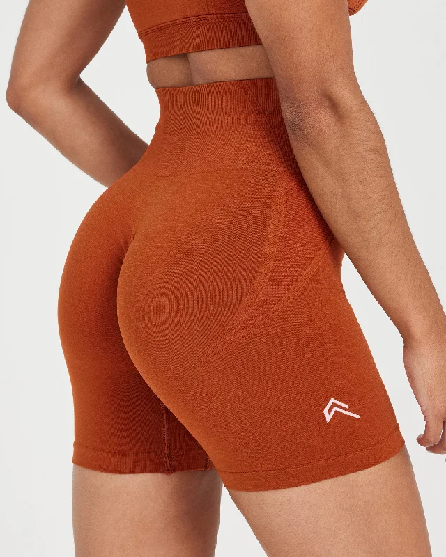 Effortless Seamless Shorts | Warm Copper