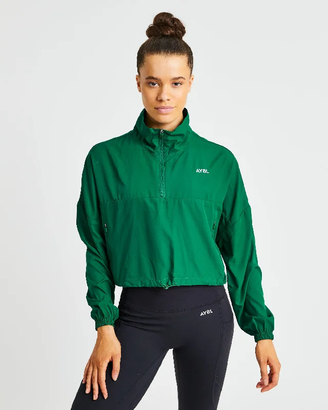 Everyday 1/2 Zip Pullover - Forest Green