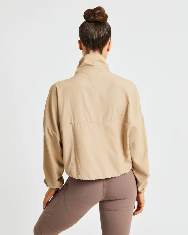 Everyday 1/2 Zip Pullover - Nude