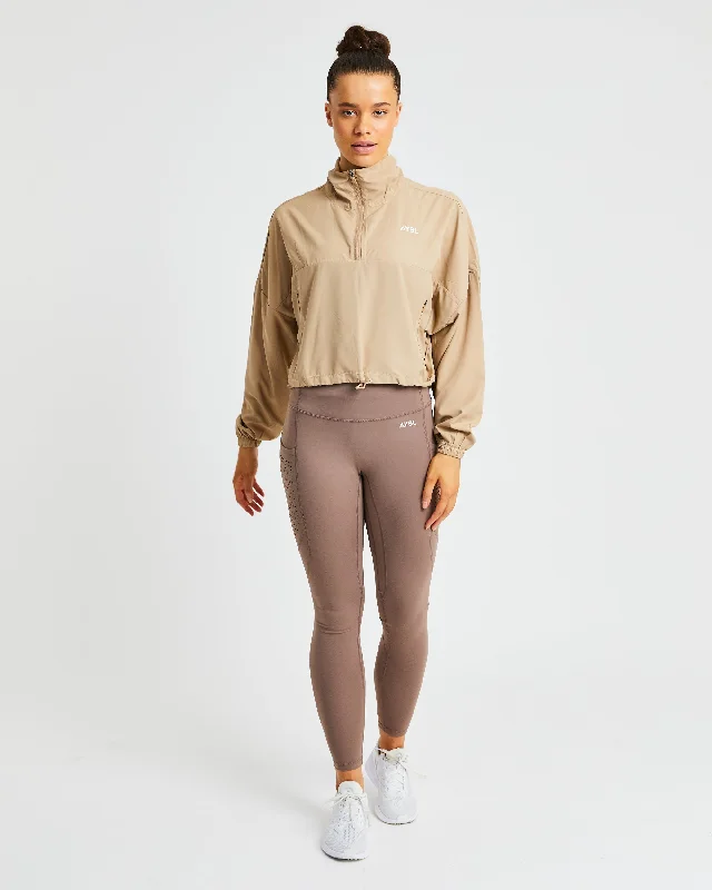 Everyday 1/2 Zip Pullover - Nude