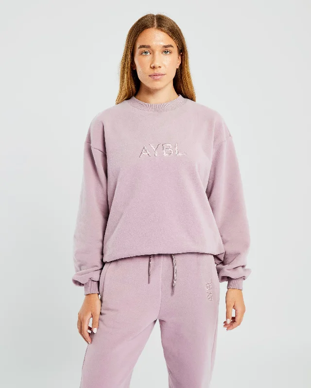 Everyday Relaxed Sweater - Muted Mauve