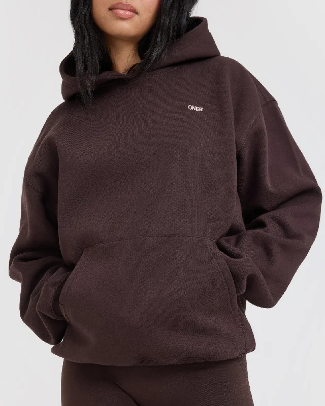 Foundations Hoodie | Plum Brown