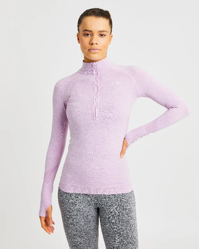 Motion Seamless 1/2 Zip Pullover - Pink