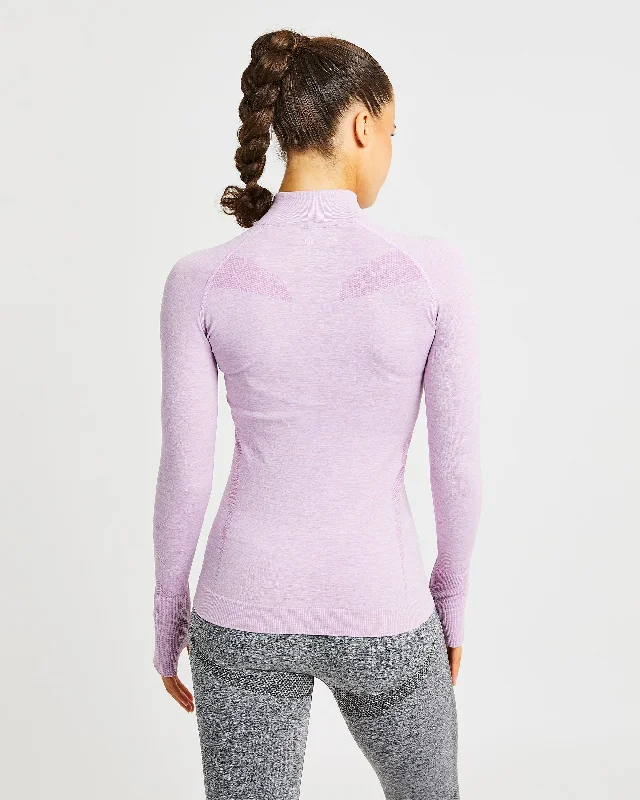 Motion Seamless 1/2 Zip Pullover - Pink