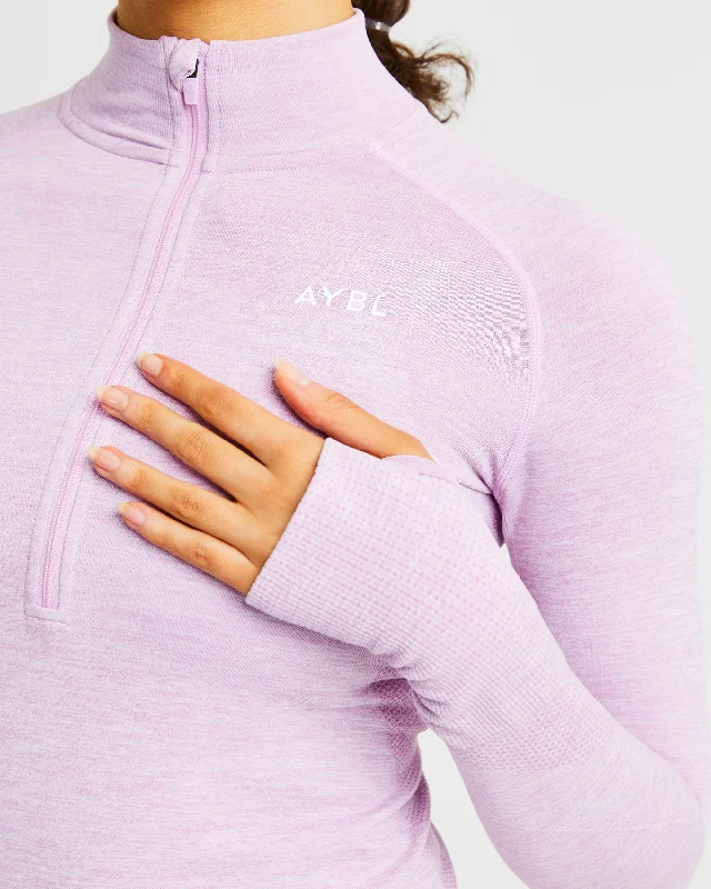 Motion Seamless 1/2 Zip Pullover - Pink