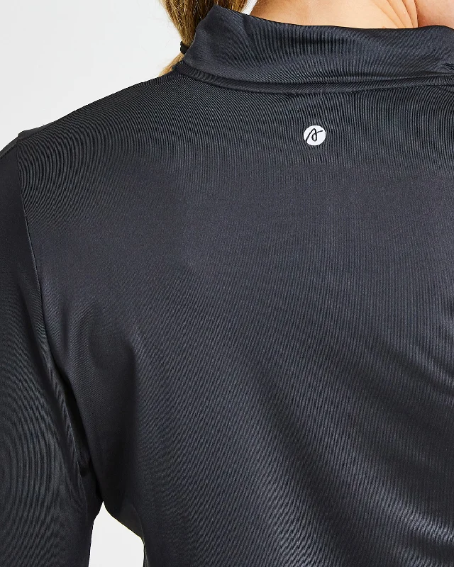 Strive 1/2 Zip Pullover - Black