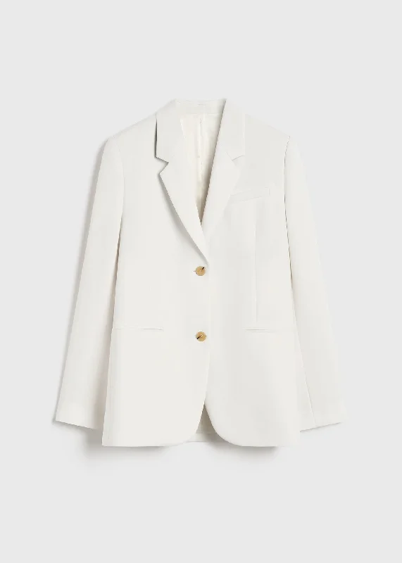 Tailored suit jacket off-white