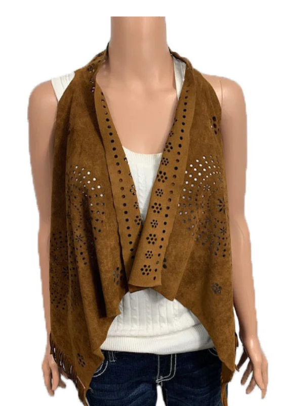 Women's Suede Vest  Style#-GF19507