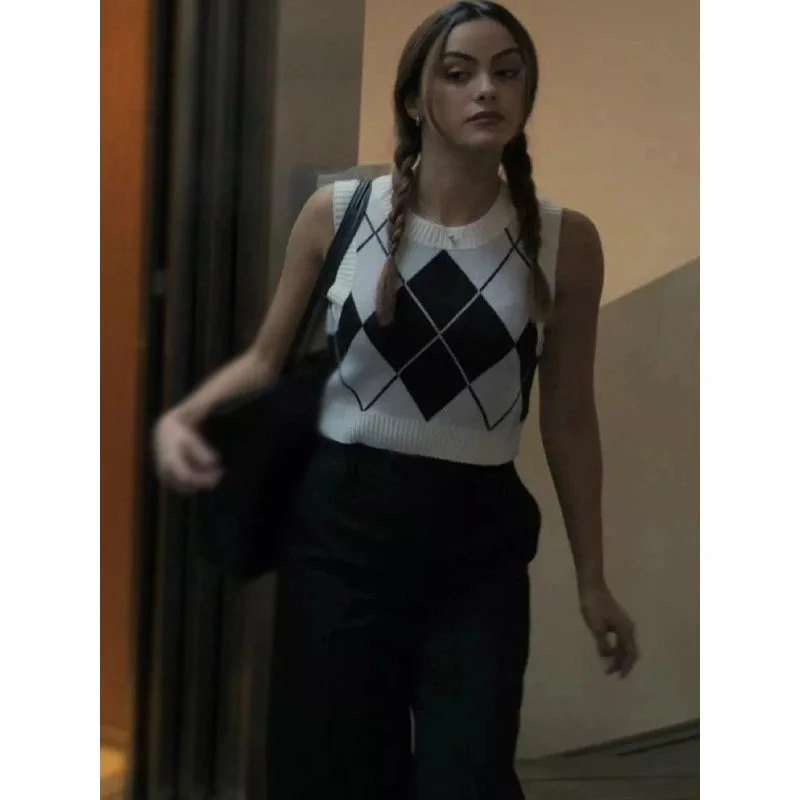 Upgraded 2024 Camila Mendes Sweater Vest