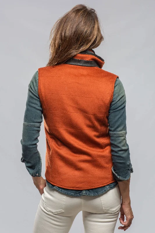 Diana Vest In Rust