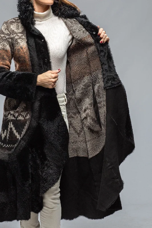 Sawatch Navajo Knit/Shearling Coat