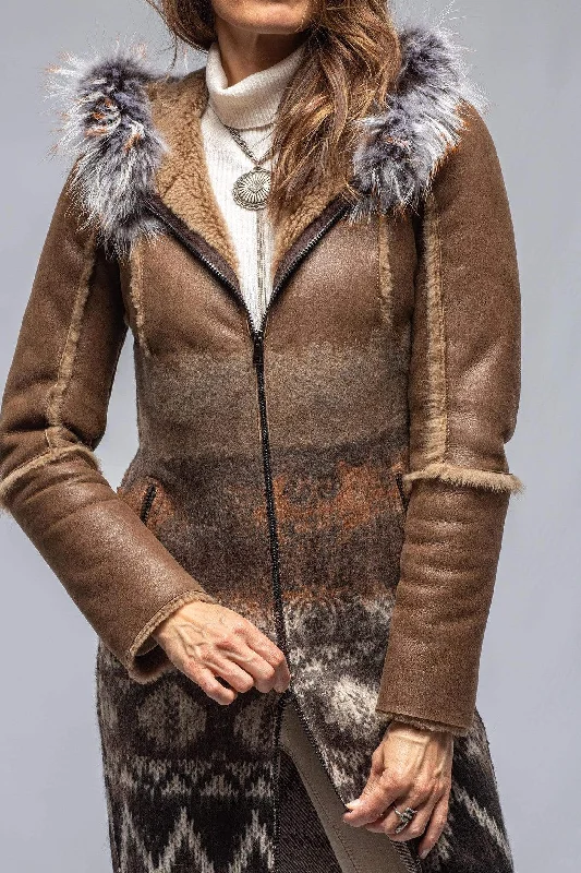 Sioux Shearling Knit Coat