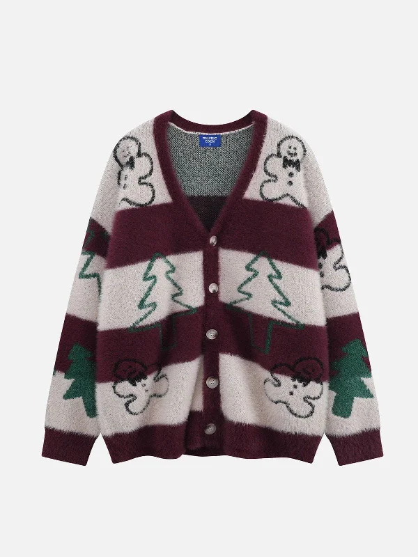 Aelfric Eden Snowman Christmas Tree Cardigan