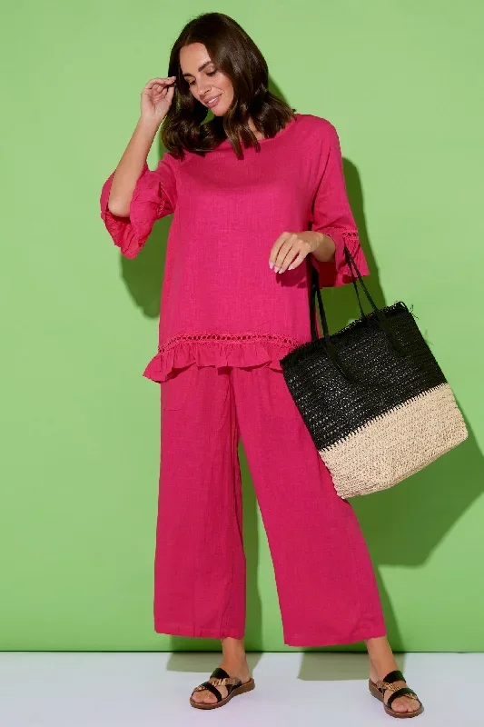 aiko-linen-pants-hot-pink