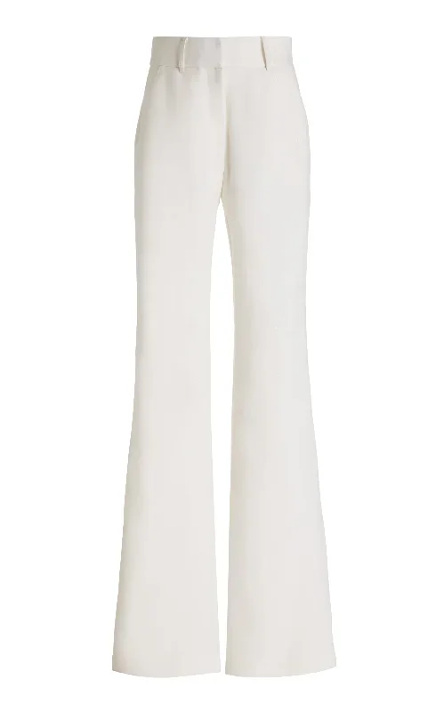 Allanon Sequin Pant in Ivory Virgin Wool