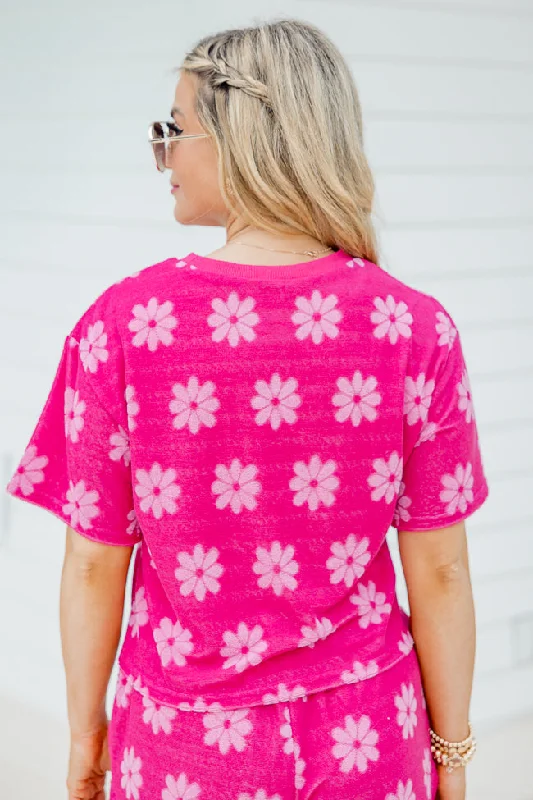 always-be-around-pink-terry-daisy-lounge-top