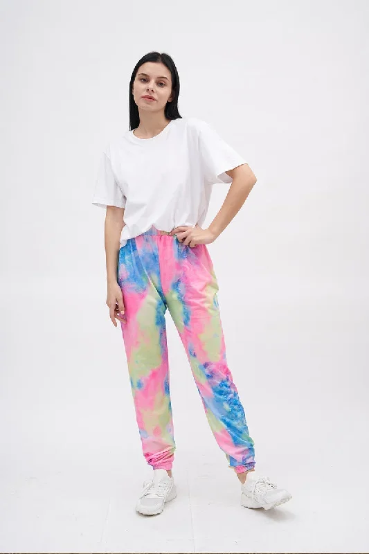 TastyHottie - ARO LORA Elastic Waist Tie Dye Casual Pants