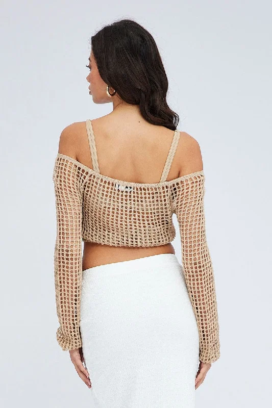 beige-crochet-knit-top-long-sleeve-square-neck-kn2220-41j-1