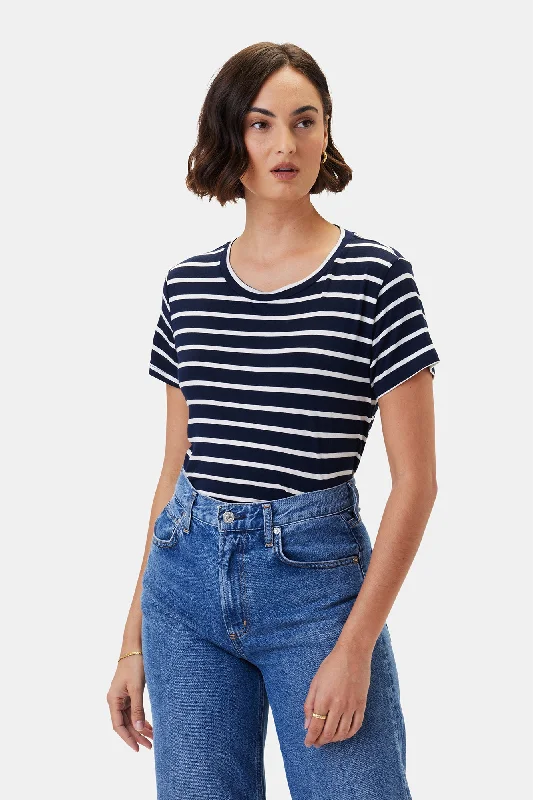 Berkeley Modal Tee - Basque Stripe