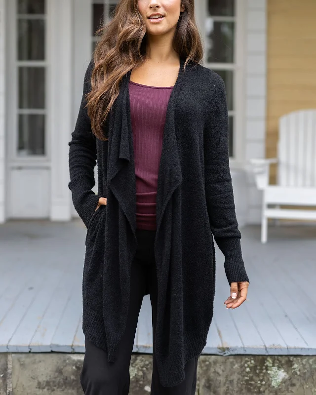 Black Bambü Wrap Robe