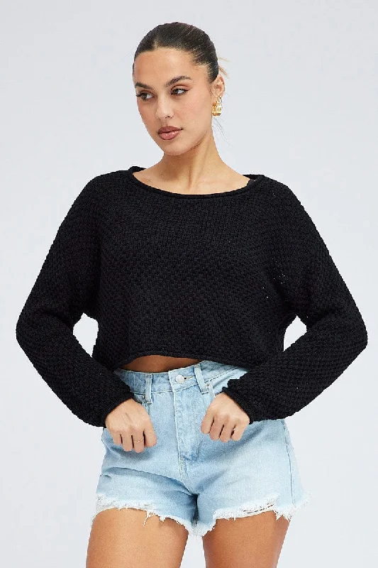 black-knit-top-long-sleeve-crew-neck-kn2962-40jb-1