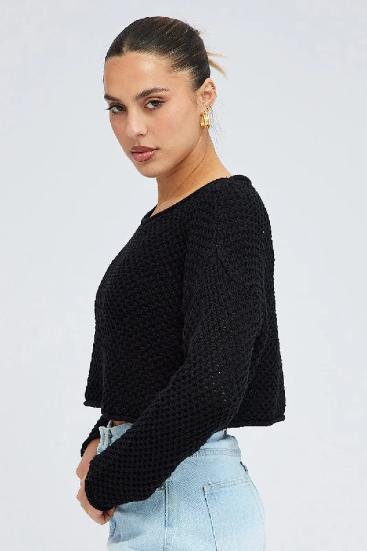 black-knit-top-long-sleeve-crew-neck-kn2962-40jb-1