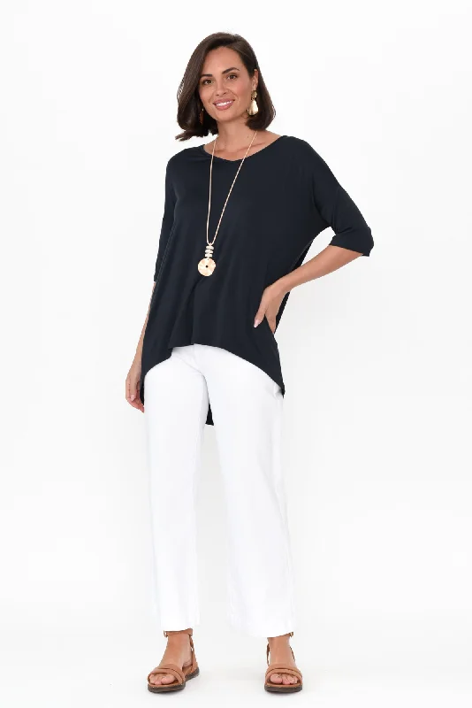 brielle-charcoal-bamboo-v-neck-top