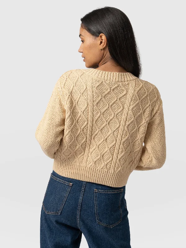 bronte-crop-cable-cardigan-yellow