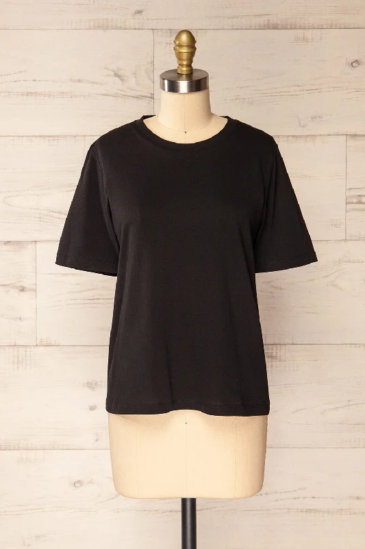 Brossard Black | Round Neck T-Shirt