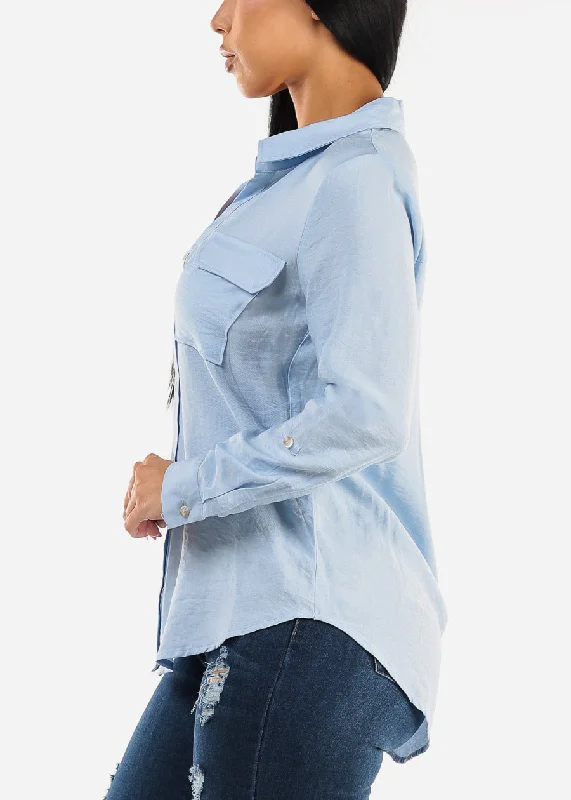 button-down-long-sleeve-shirt-light-blue-w-pockets-tw1122blu