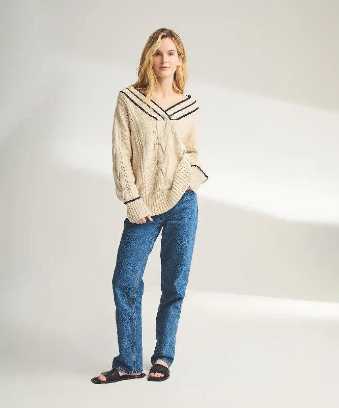 cafe-cotton-cashmere-cable-knit-v-neck