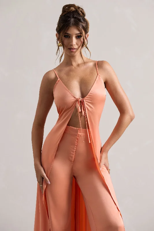 calvi-peach-satin-longline-cami-top-with-split-front-cl134748031