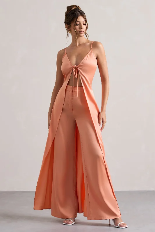 calvi-peach-satin-longline-cami-top-with-split-front-cl134748031