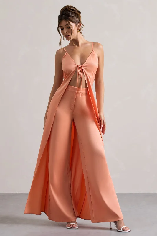 calvi-peach-satin-longline-cami-top-with-split-front-cl134748031